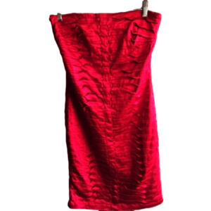Calvin Klein Red Bodycon Cocktail Dress size M? with FLAW